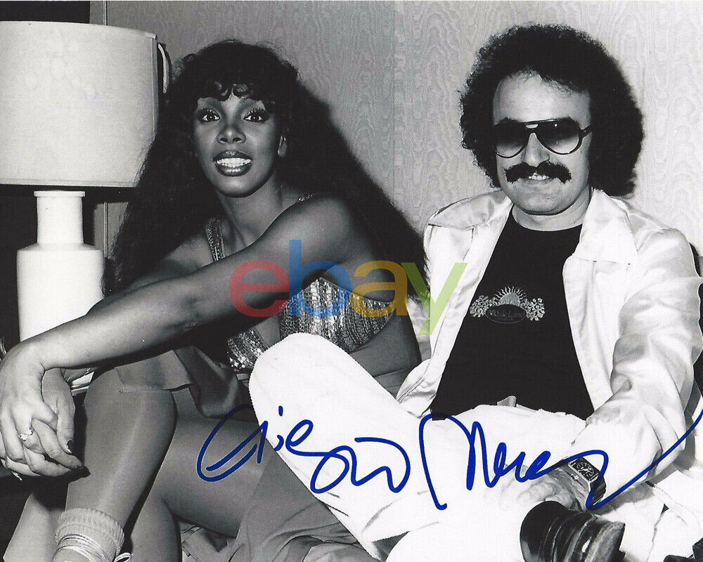 GIORGIO MORODER ITALIAN ELECTRONIC MUSIC LEGEND SIGNED 8x10 Photo Poster painting reprint