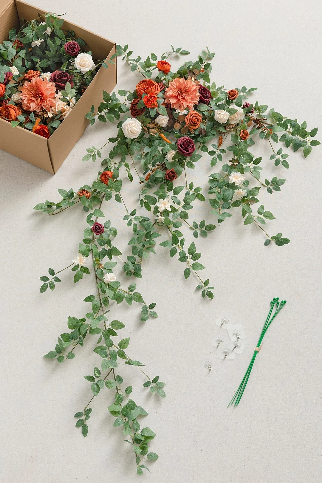 Flat Arch Flower in Sunset Terracotta