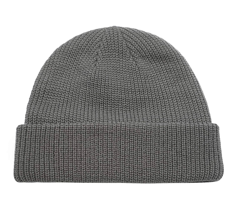 Unisex Minimalist Solid Color Eaveless Wool Cap