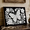 uk.everydayedeals DIY Pearl Painting With Frame - Handmade Self-Adhesive Pearls - Butterfly(20*30cm)
