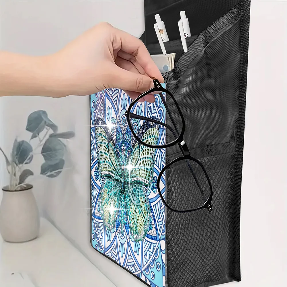 DIY Butterfly Diamond Painting Storage Bag Diamond Art Sundries Holder Bag