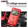 Digital Mini Multimeter Tester Voltage Ohm Multi Tester Data Hold (Red)