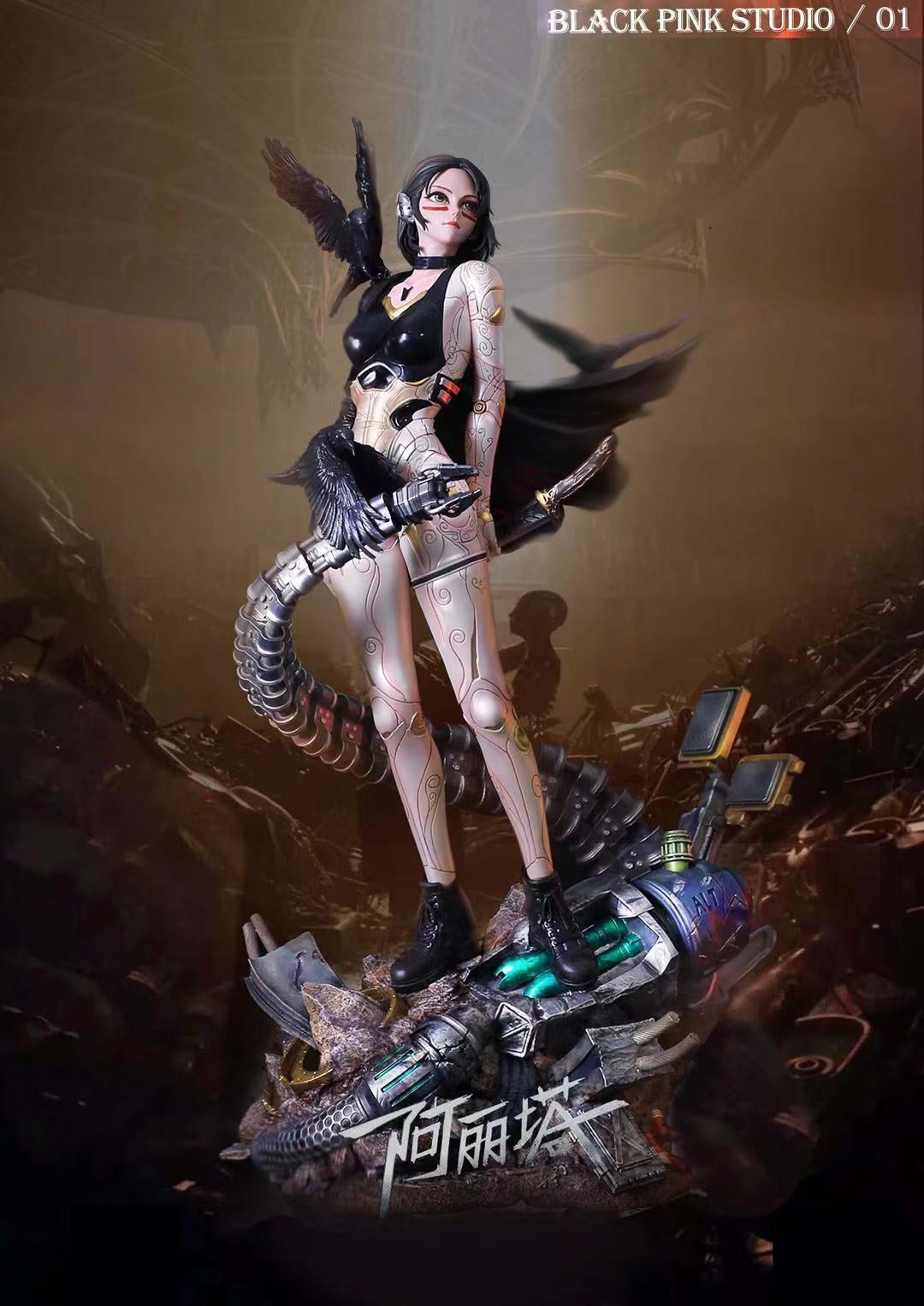 【IN STOCK】Black Pink Studio Battle Angel Alita 1/4 Scale Alita: Battle Angel Resin Statue GK/Statue