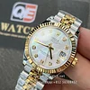 Lady's Rolex 31mm Datejust m278273-0028 Two Tone Yellow Gold on Jubilee with Mother-of-pearl Diamond-set Dial Super clone