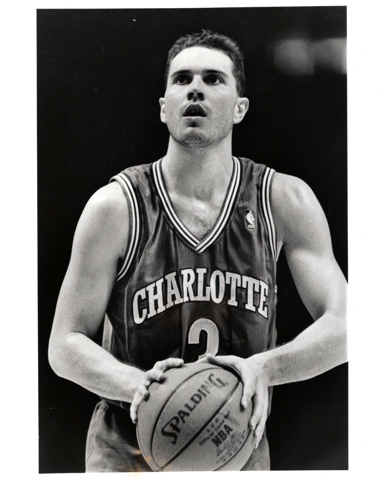 REX CHAPMAN Charlotte Hornets Basketball NBA 8x10 Photo Poster painting 1991 Mitchell Layton