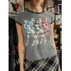 Short Sleeve Vintage Graphic Ringer Tee