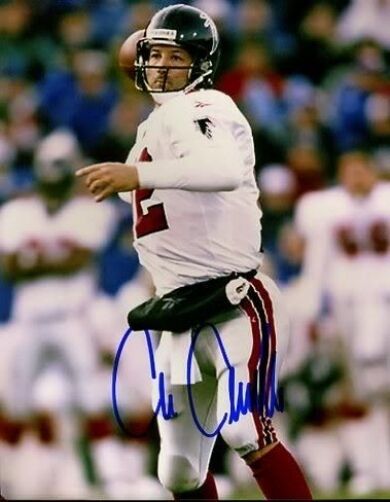 Chris Chandler Falcons Signed 8x10 Photo Poster painting Jsa Authentic Autograph