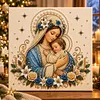 DIY Special Shape Diamond Painting Pearl Art With Inner Frame Kit 30x30cm(Mary)