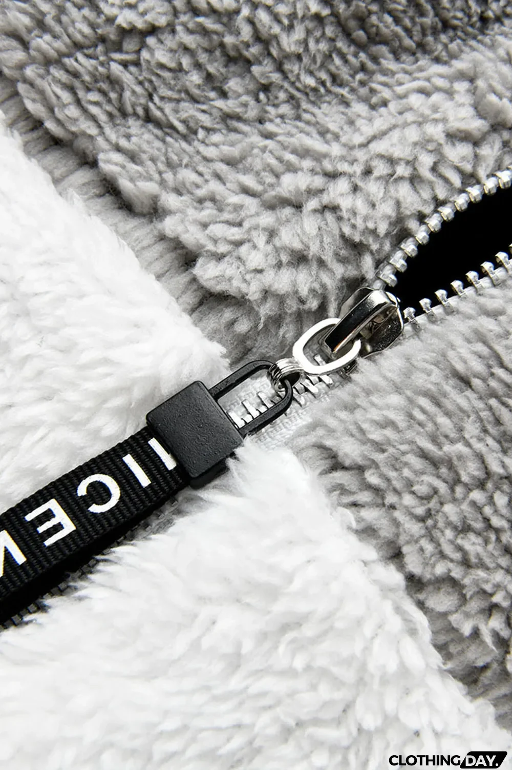 Black Fashion Casual Patchwork Zipper Hooded Collar Plus Size Overcoat