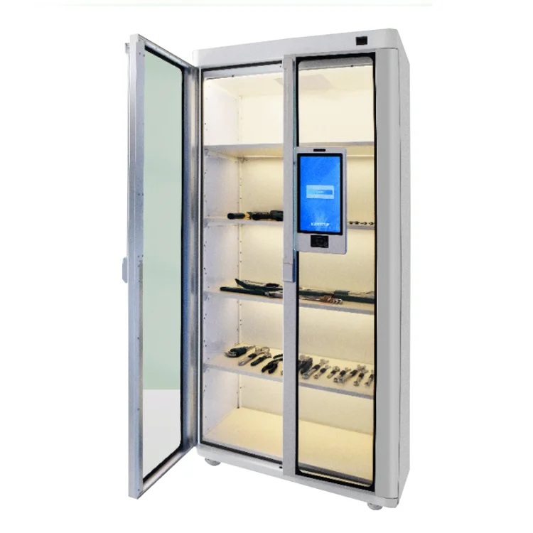 UHF RFID material storage locker automatic inventory check smart RFID tool management locker for factory/school/hospital