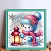 (Multi-Style) Cute Snowman-18CT Stamped Cross Stitch 30*30cm/11.81*11.81in tapestrymarket