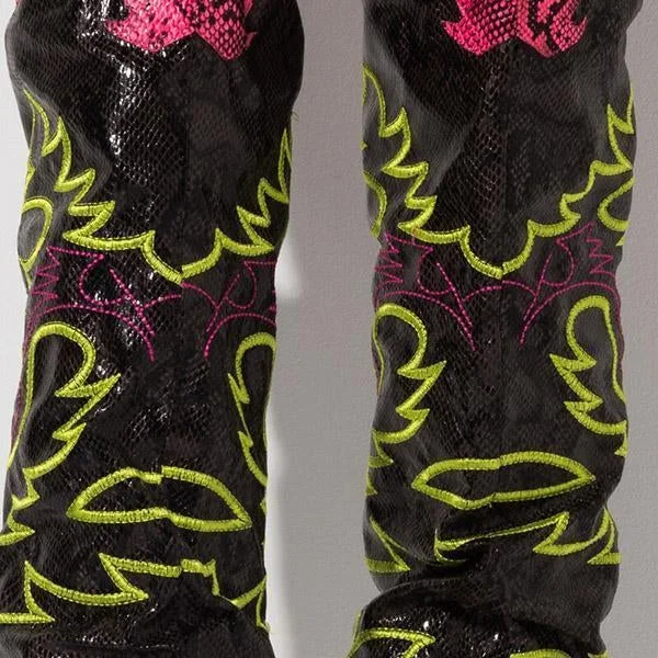 Western Over The Knee Boots