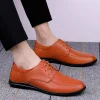 Men's Formal Cowhide Low-top Business Soft-soled Casual Leather Shoes