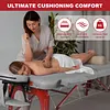 [US Local Warehouse] Beauty Massage Table Height Adjustable with Carrying Bag for Physiotherapy Shops