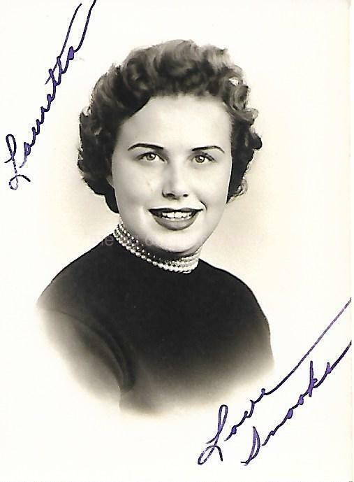 Found Photo Poster painting bw 1950's HIGH SCHOOL GIRL Original Portrait YOUNG WOMAN 15 28 H