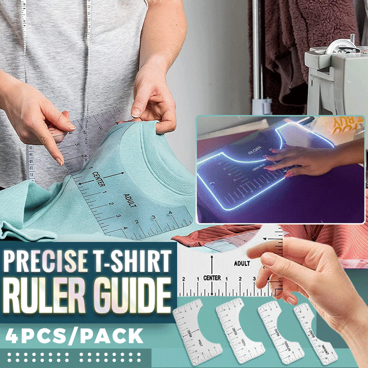 Precise T-Shirt Ruler Guide 4pcs/Pack