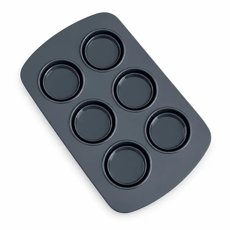 6-Cavity Collapsible Silicone Muffin Pan