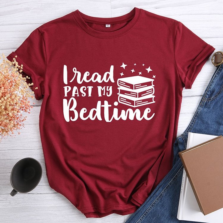 ANB - I Read Past My Bedtime T-shirt Tee-03098