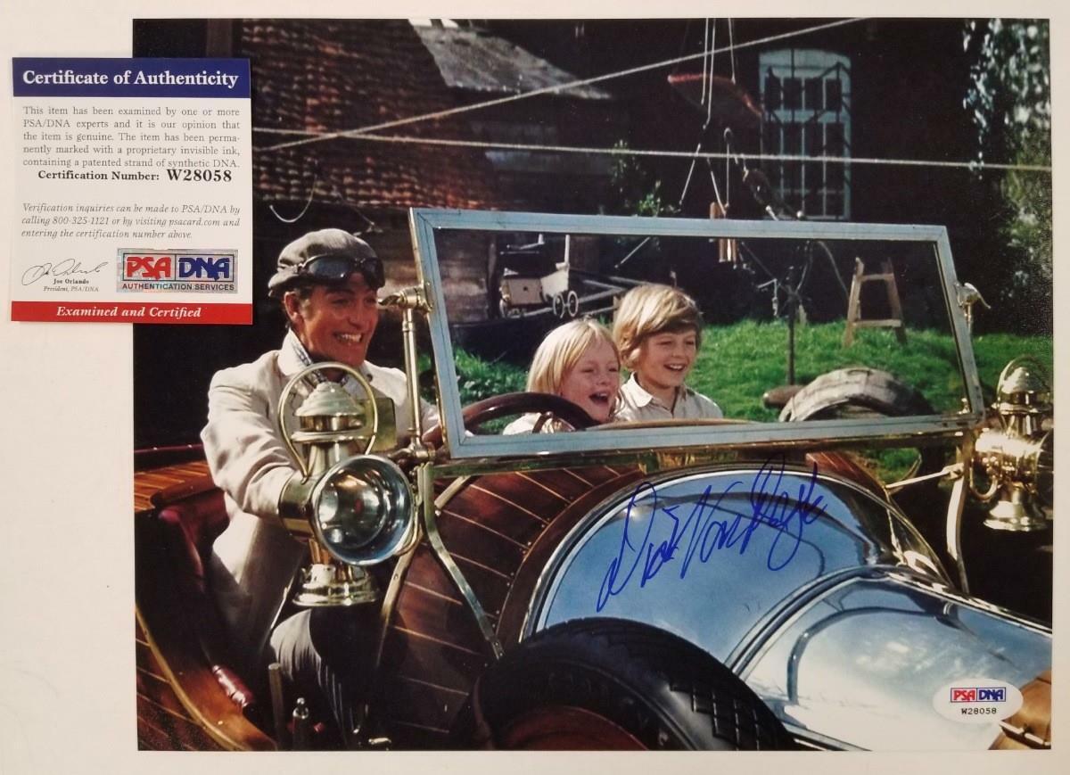 Dick Van Dyke signed Chitty Chitty Bang Bang 8x10 Photo Poster painting #2 Autograph ~ PSA COA