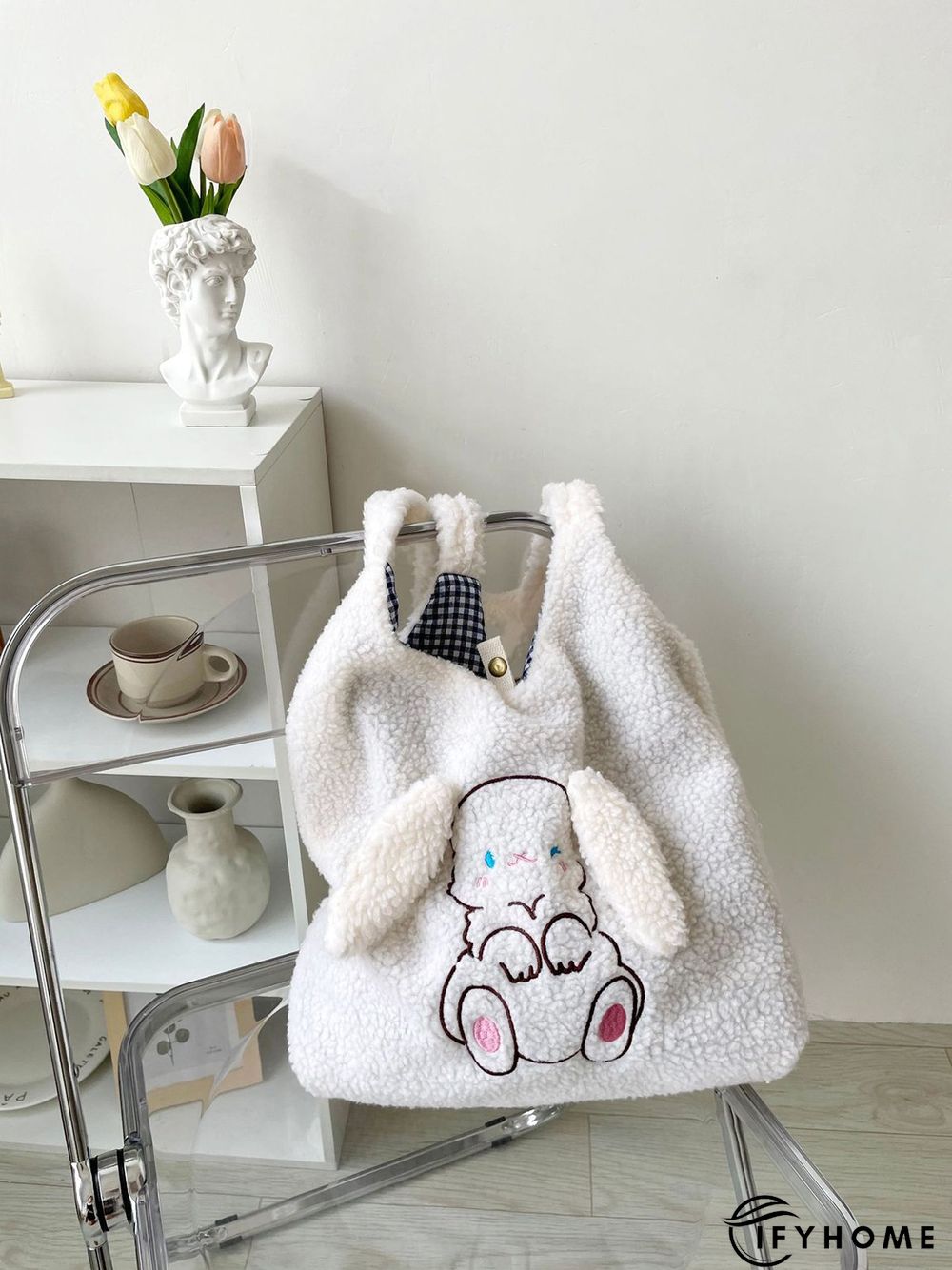 Plush New Year Cute Rabbit Shoulder Bag | IFYHOME