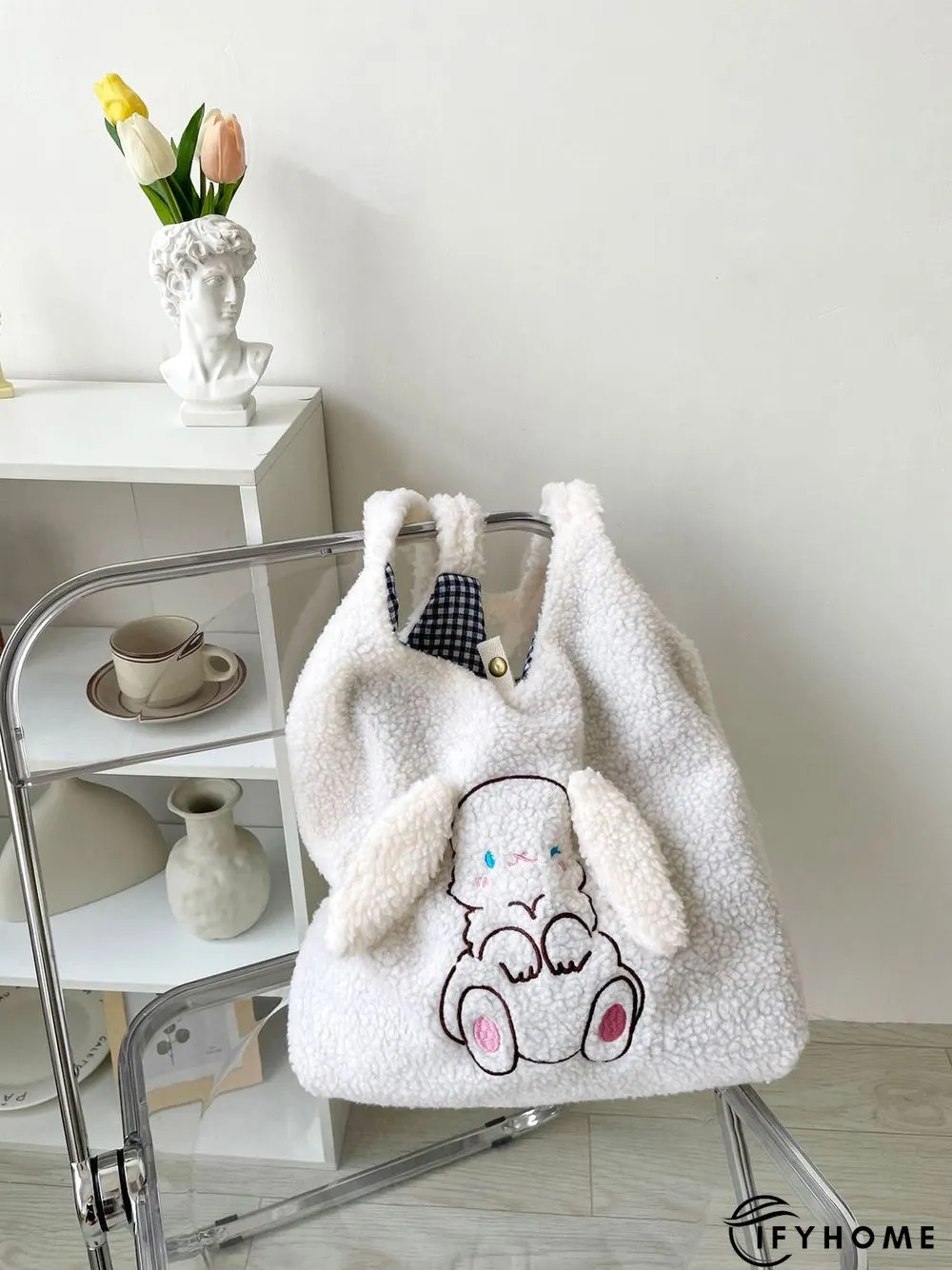 Plush New Year Cute Rabbit Shoulder Bag | IFYHOME