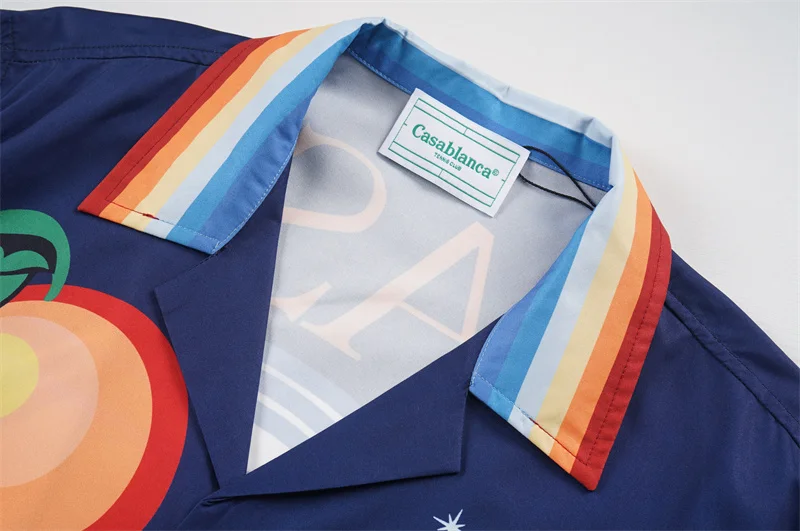 Casablanca 2023 new silk long-sleeved shirt