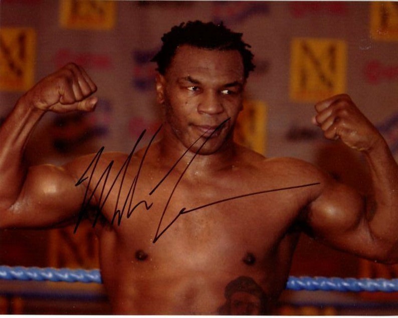 Mike tyson signed autographed Photo Poster painting