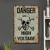 Danger High Voltage - Metal Tin Signs(8*12Inch/12*16Inch)