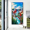 (40*70cm)Cardinals Landscape - Full Round Drill Diamond Painting