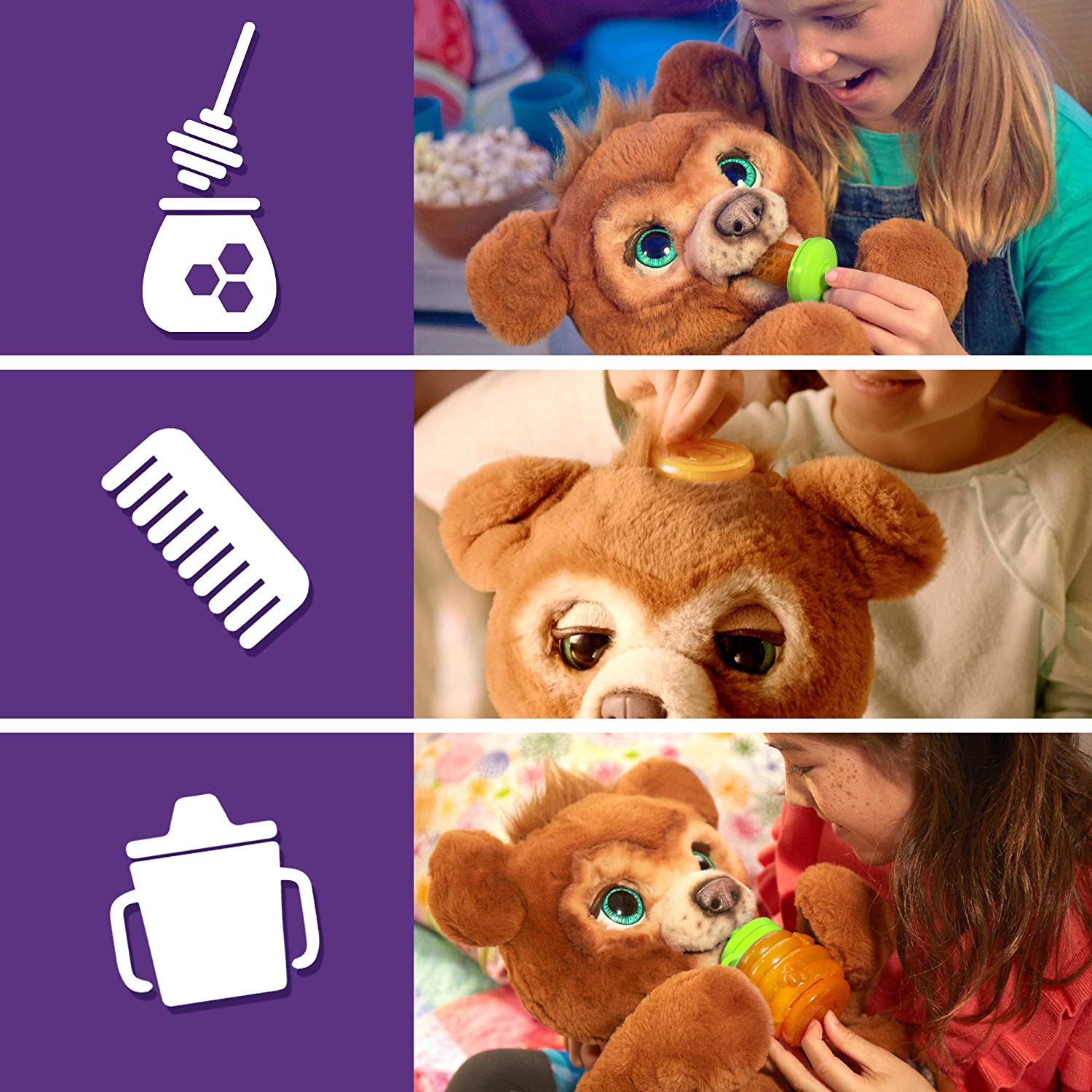 The Curious Bear Interactive Plush Toy