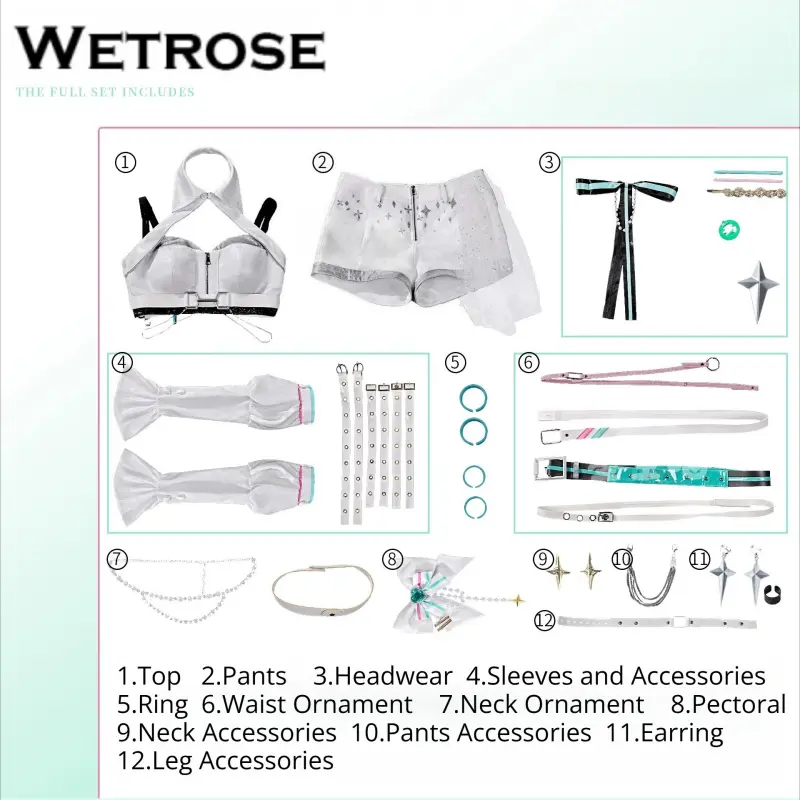 [Wetrose] Pre-Order Wuthering Waves Solar5 Lynae Game Outfit Cosplay Costume