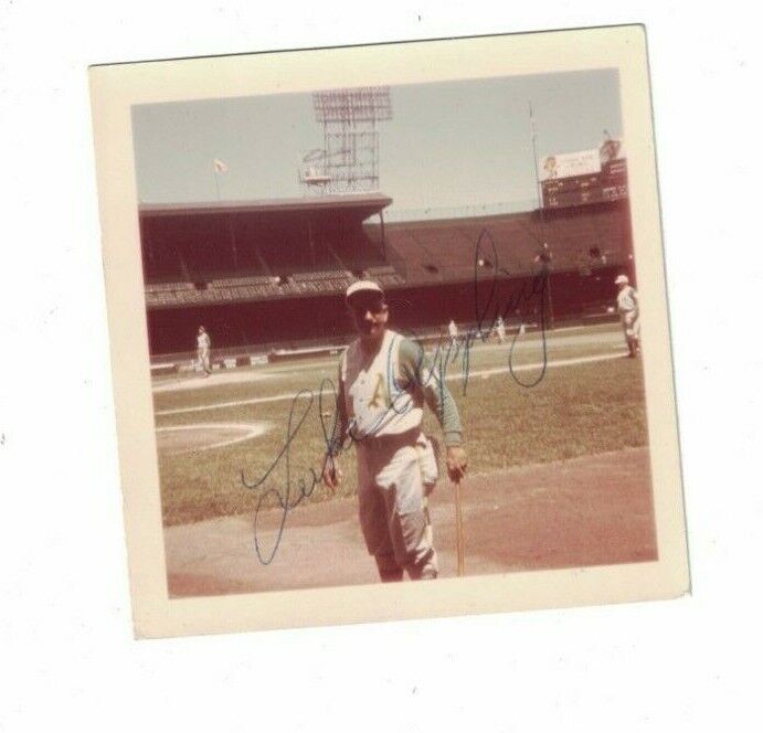 Luke Appling Kansas City A's Signed Original Snapshot Photo Poster painting W/Our COA