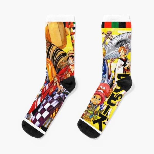 One Piece Socks Nami Luffy Chopper Socks