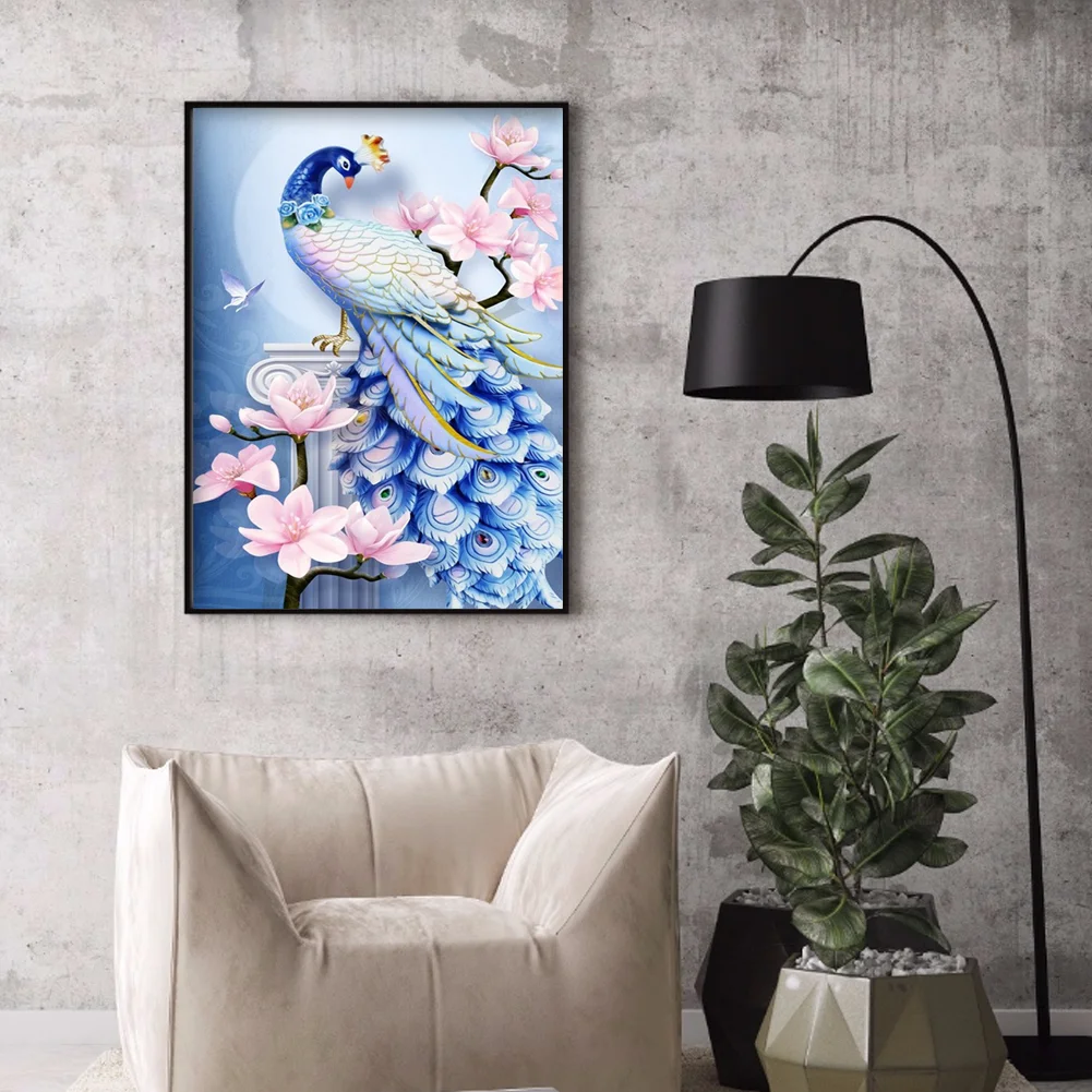 Diamond Painting - Full Round Drill - Peacock(30*40cm)