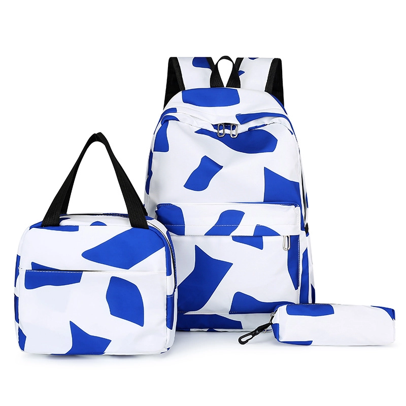 Three-piece Backpack Three-in-one Shoulder Bag Lunch Box Pencil Bag School Bag