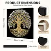 (30x30cm)Tree of Life DIY Pearl Painting Art With Inner Frame Handmade Pearl Material Art Kit Living Room Decor