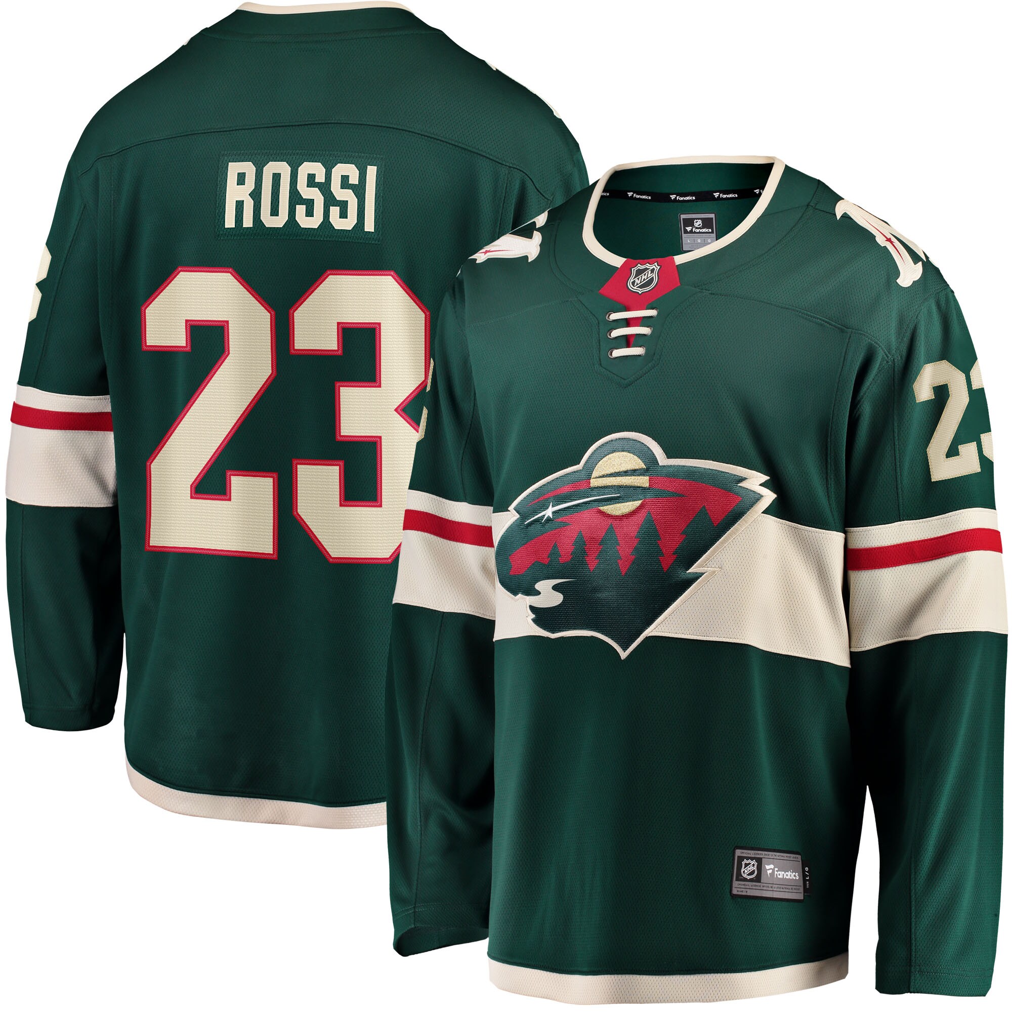 Marco Rossi Minnesota Wild Fanatics Home Breakaway   Jersey &ndash; Green mysite