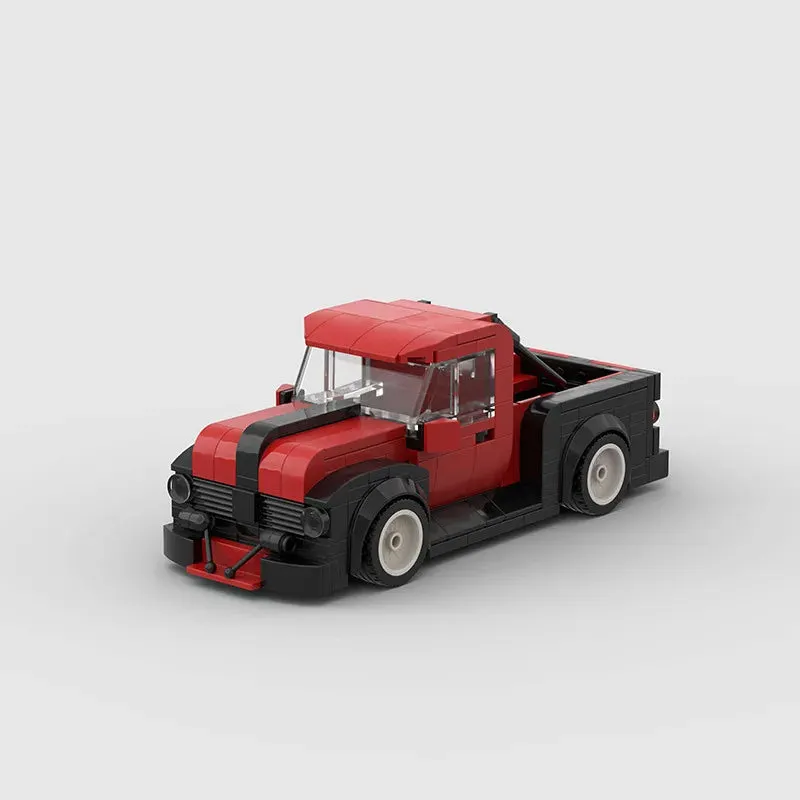 Ford F-100 Pickup Truck Custom Car MOC LBS monstertoys