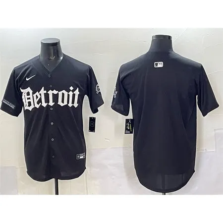 Youth Detroit Lions Black "Motor Gothic Edition" Vapor Premier Limited Stitched Jersey