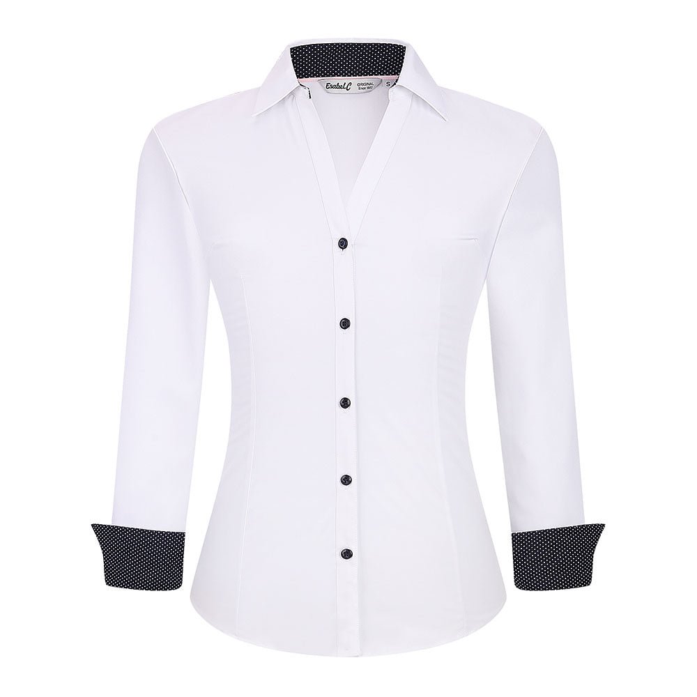 Women's Eco Shirt White Alex Vando Fashion