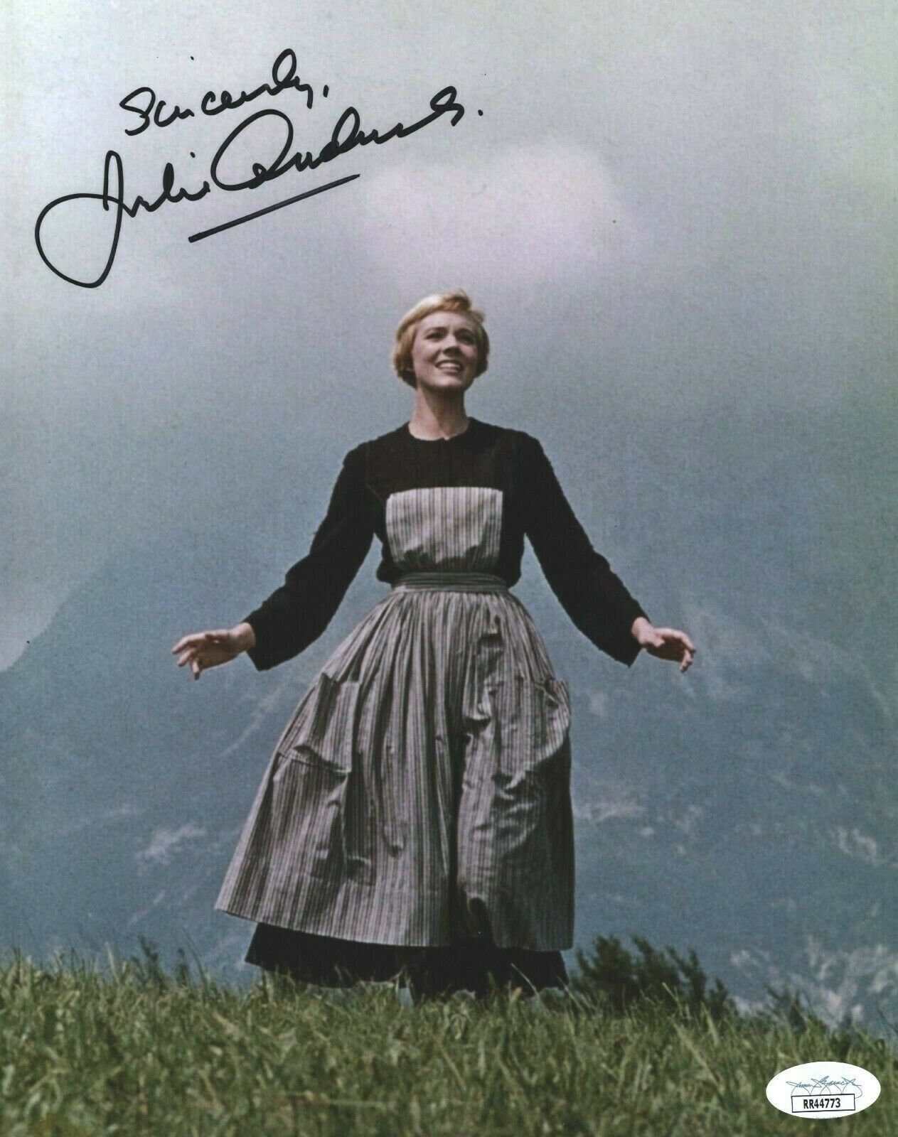 Julie Andrews REAL hand SIGNED The Sound of Music Photo Poster painting JSA COA Mary Poppins