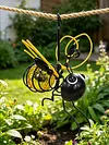 Honeybee Solar Lantern Hanging LED Solar Powered Bee Lights Waterproof Decorative for Party Festivals Garden Decor Birthday Gifts