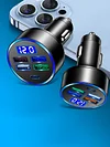 5 Ports Car Charger USB C Car Adapter 15.5W 4USB+Type-C for iPhone for Samsung