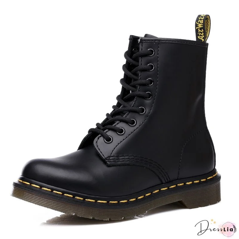 Vintage Leather Soft Round Toe Men's Boots