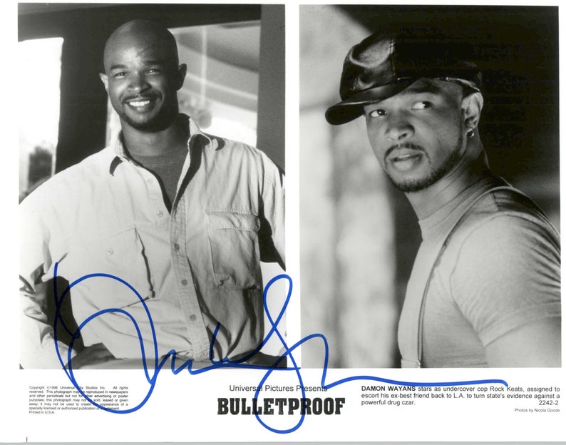 Damon Wayons Signed Autographed Bulletproof