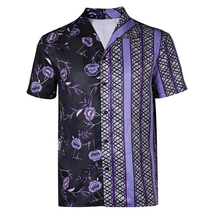 Road House (2024) Knox Purple Shirt Outfits Cosplay Costume Halloween Carnival Suit