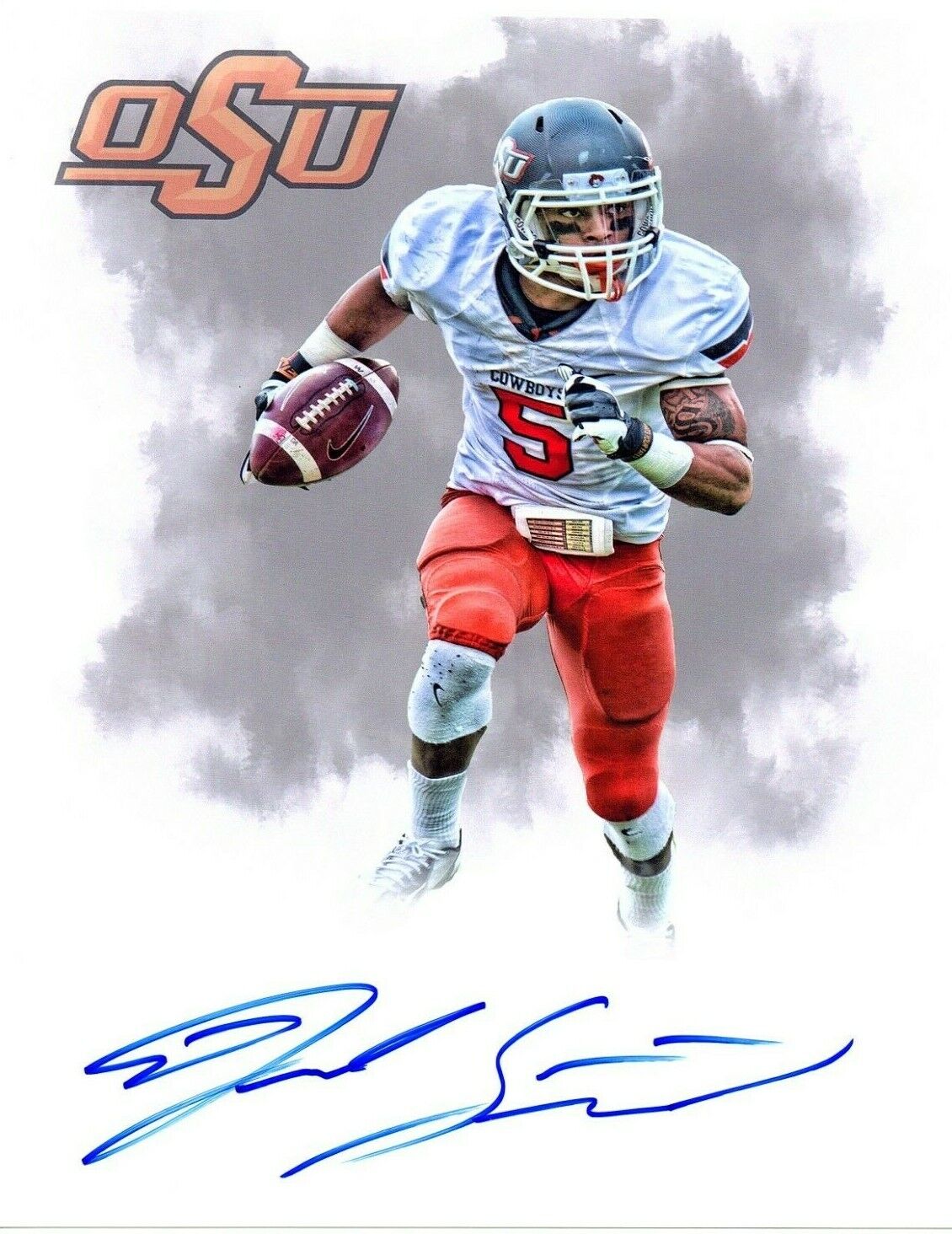 Josh Stewart Oklahoma State Cowboys signed autographed 8x10 football Photo Poster painting !