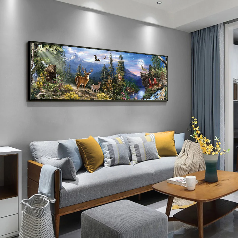 11ct 3-Strand Stampted Cross Stitch - Forest(90*30cm)