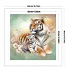 Tiger Mother And Cub-11CT Stamped Cross Stitch 40*40cm/15.75*15.75in