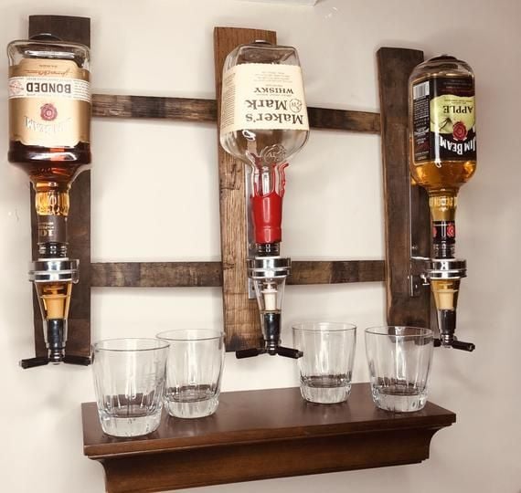 Dispenser For Whiskey/alcohol Dispenser/wall Mounted Bottle, 43% OFF